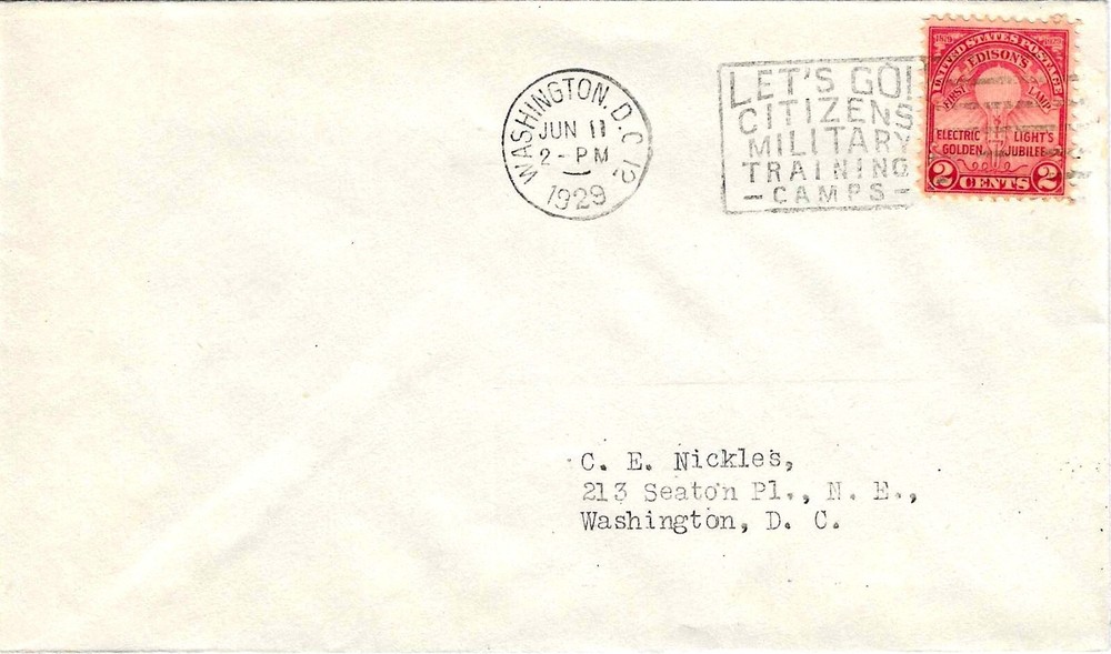 FDC   # 655  --  Edison   --  Nickles addressed
