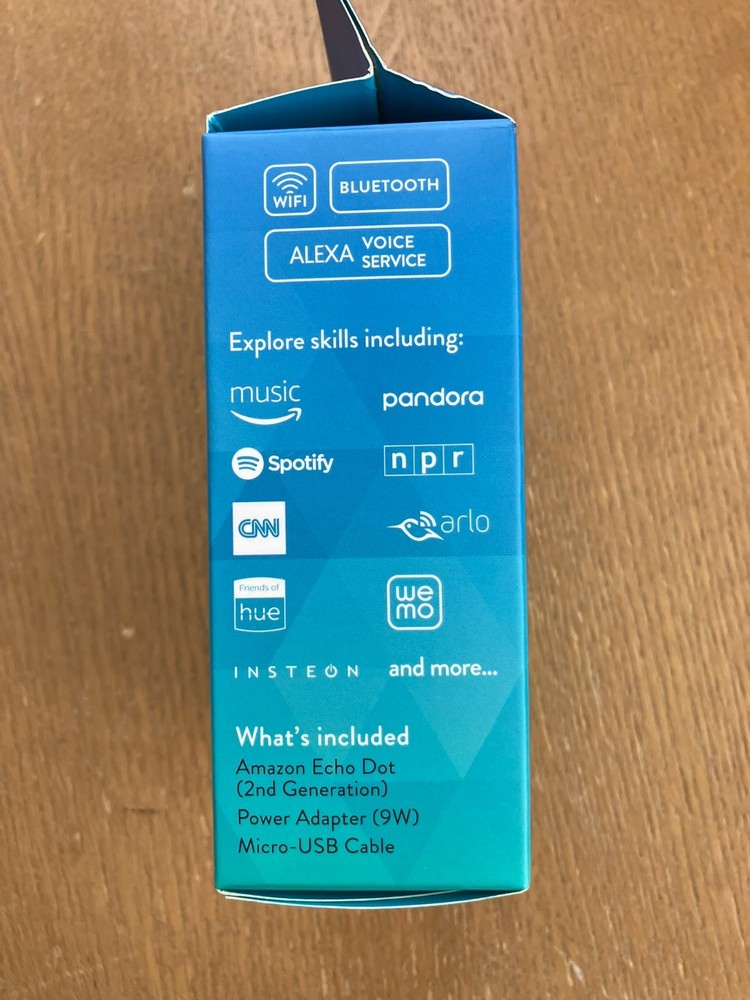 echo dot 2nd generation new/open box
