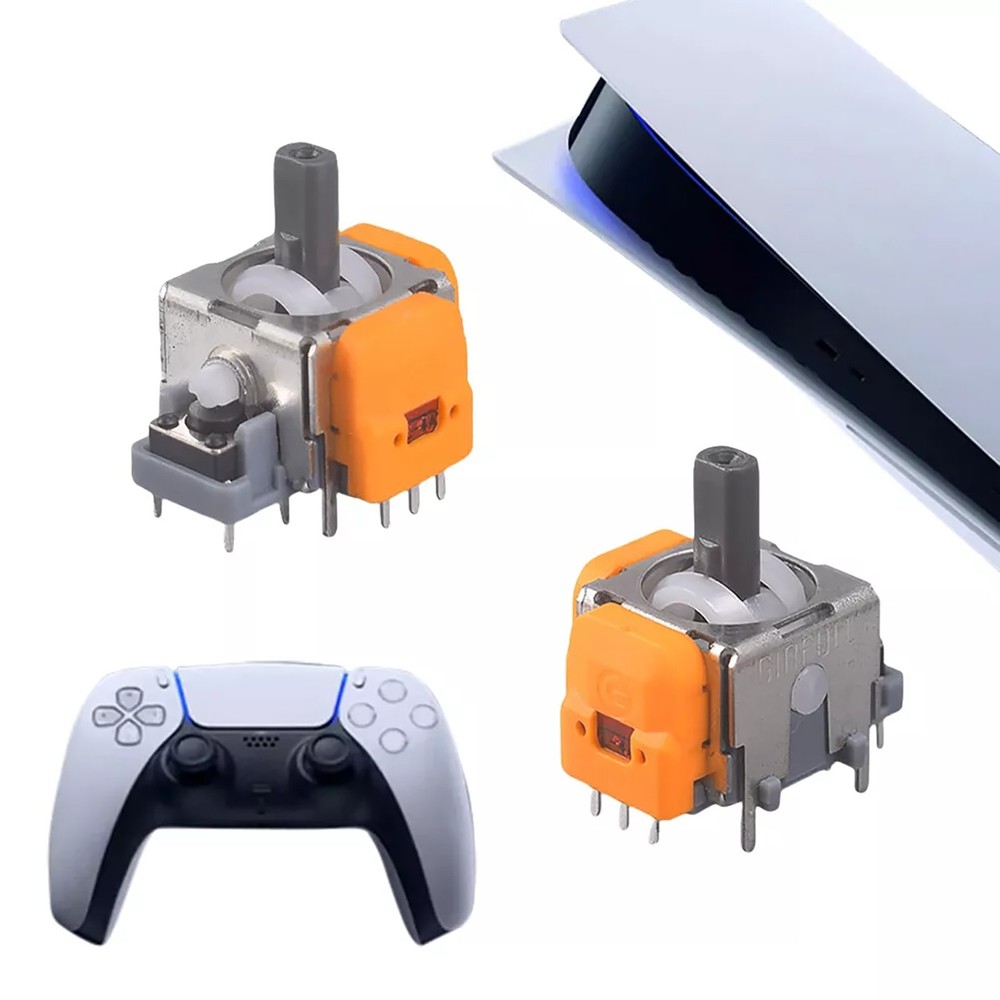 10Pcs 3D Hall Effect Joystick Module Replacement For PS5 Dualsense Controller