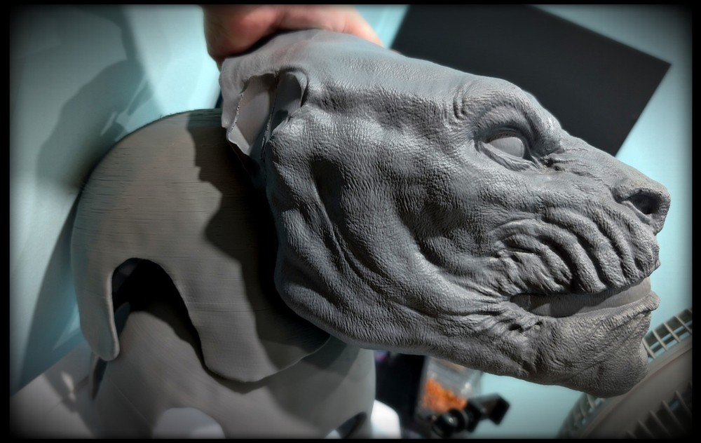 Underworld Lycan Head Prop Kit Blank