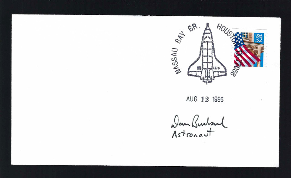 Daniel Burbank signed cover NASA Space Shuttle Astronaut