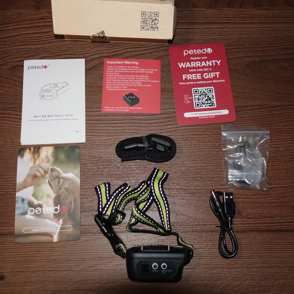 Smart Dog Bark Control Collar PB20 New Open Box