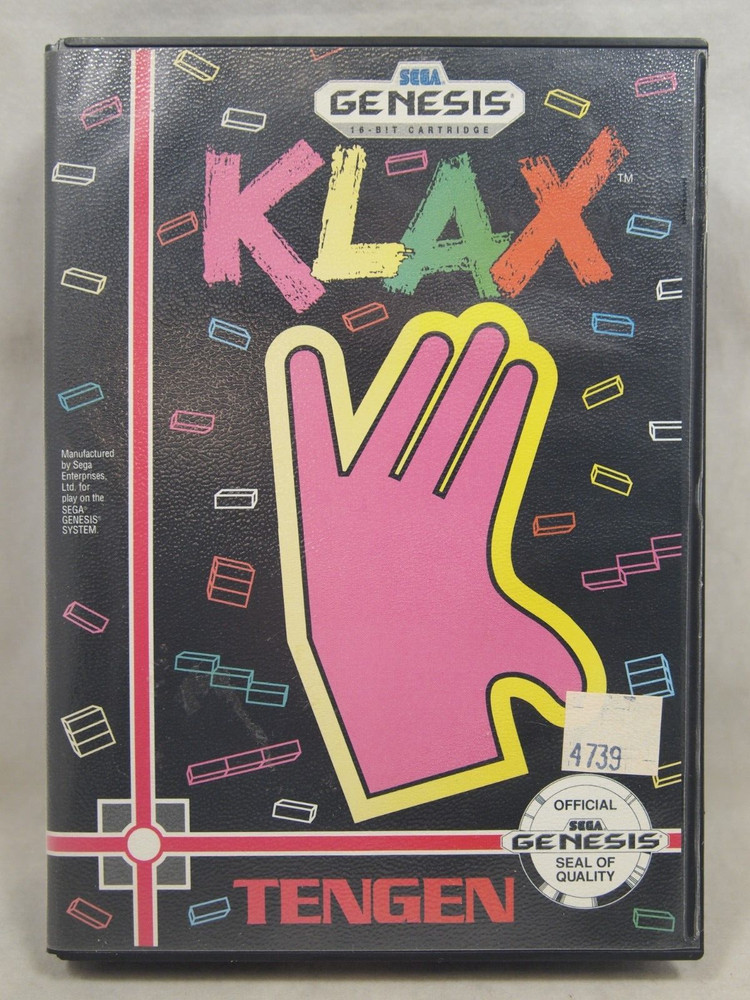 Klax Case (SEGA Genesis) Authentic BOX ONLY