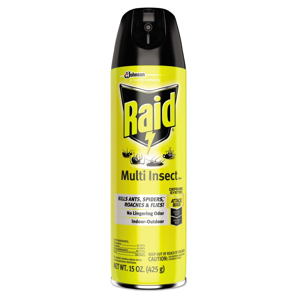 Raid 300819EA 15 oz Aerosol Spray Multi Insect Killer New