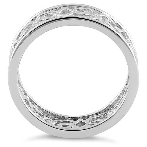 925 Sterling Silver Unique Patterns Ring