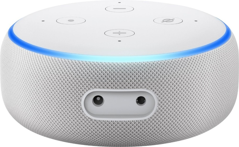 Amazon Echo Dot 3rd Gen Smart Speaker with Alexa Voice and Clock Sandstone