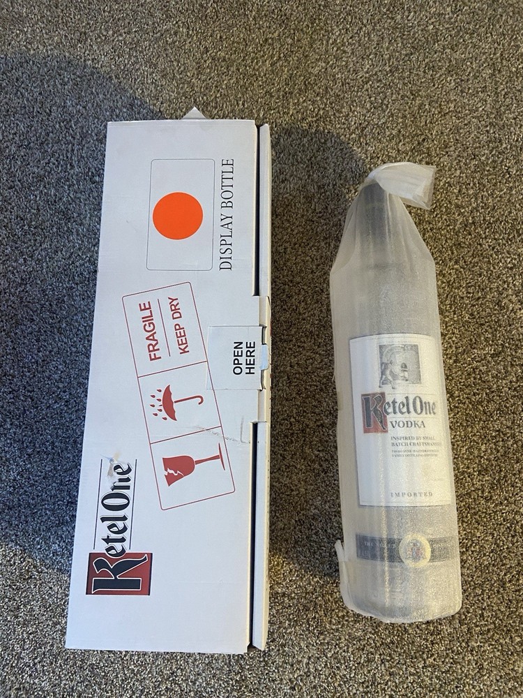 Kettle One Vodka 4.5L Display Bottle -EMPTY - NIB