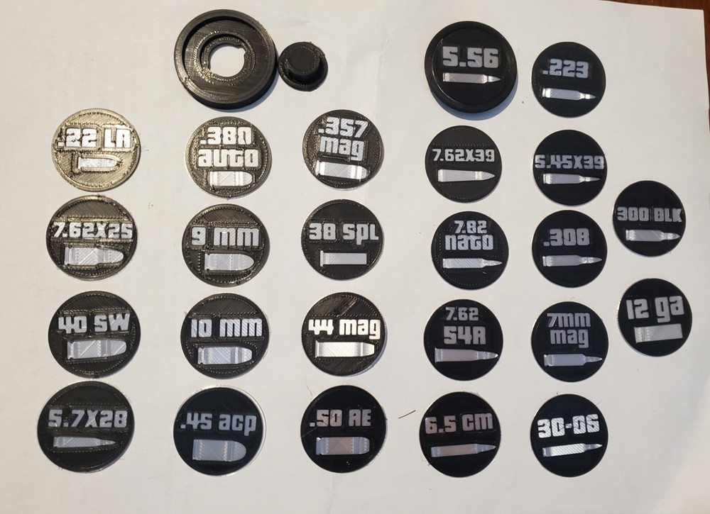 Ammo Can Label Medallion (10 Pack Mix-match)