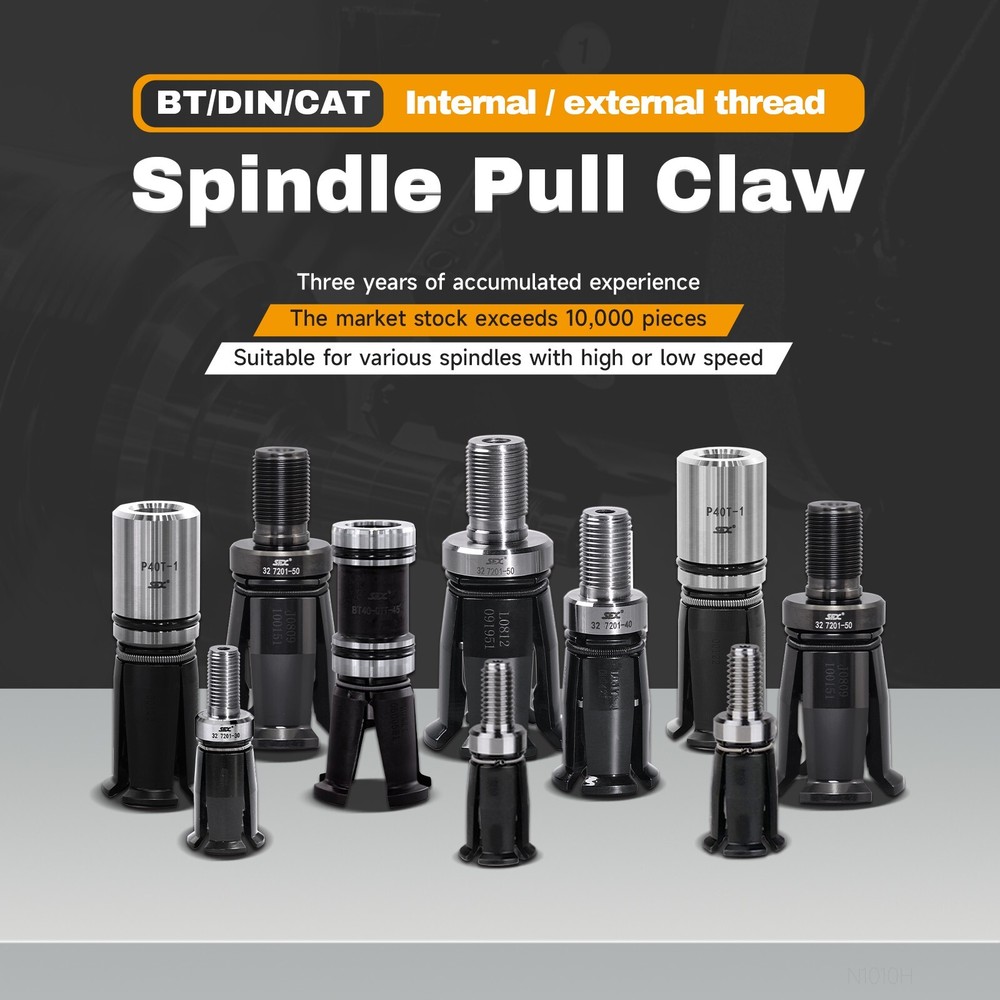 SFX DIN40 Pull Claw 4 Petal External Clamp DIN40 Spindle Tool Gripper
