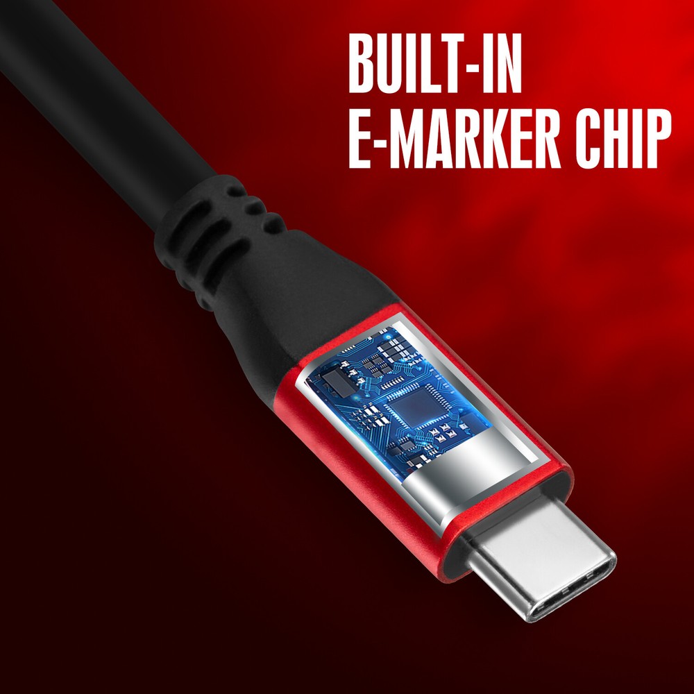 USB Type C to C Cable 15ft,100W Fast Charging,10G Data Transfer,4K Video for Mac