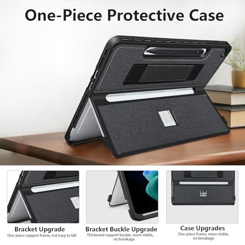 Protective Case for Microsoft Surface Pro 12 inch 2025 | Fall-Resistant Black
