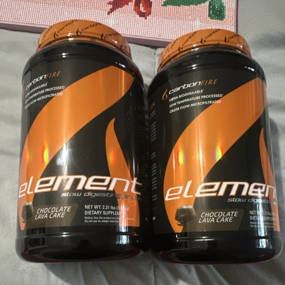 Element Slow Digesting Protein Powder Chocolate Lava Cake 2 pack