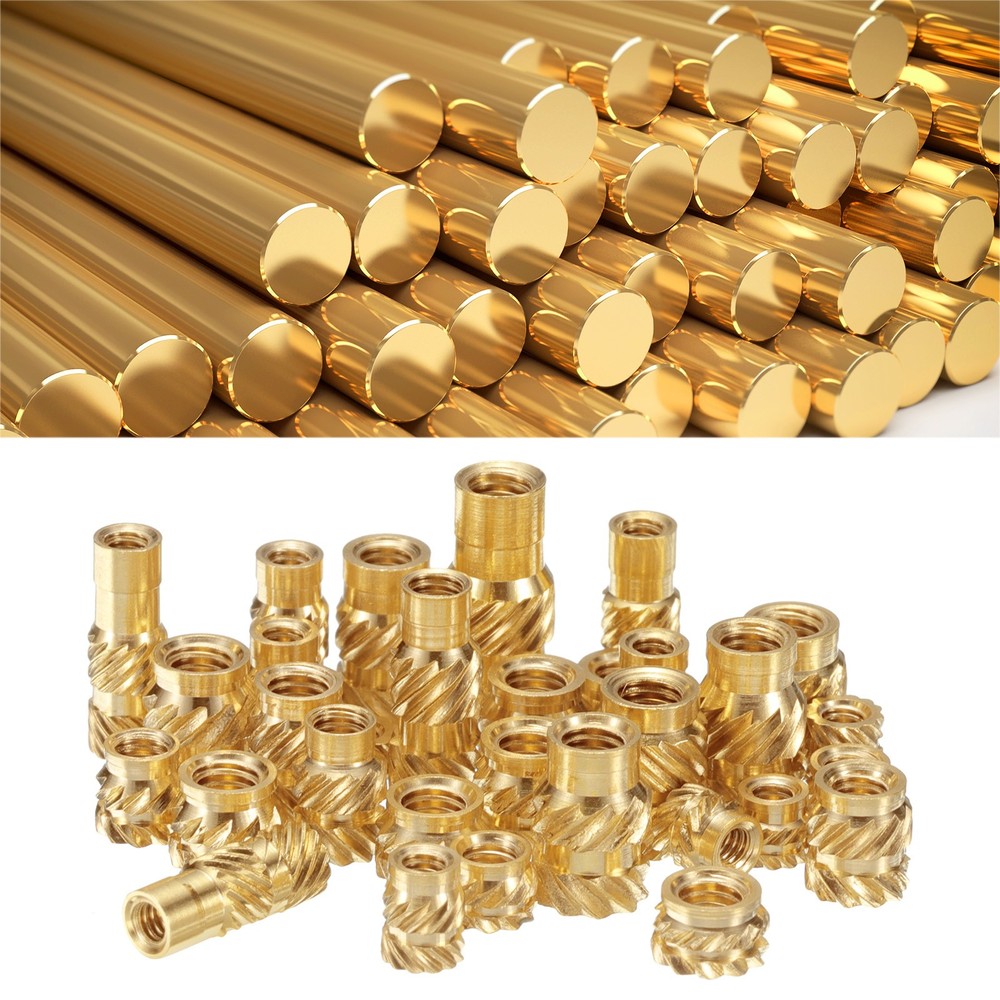 305pcs M3 M4 M5 Metric Threaded Inserts Brass Heat Set