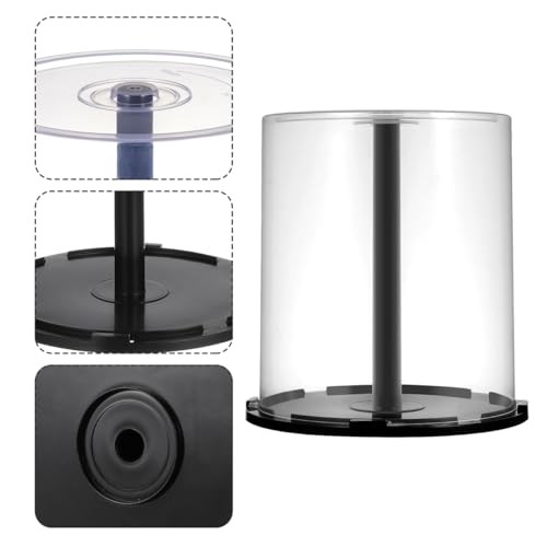 CD/DVD Case, 4 Count, Modern Style, CD Storage Cases, 100 Disc Capacity, 5.93