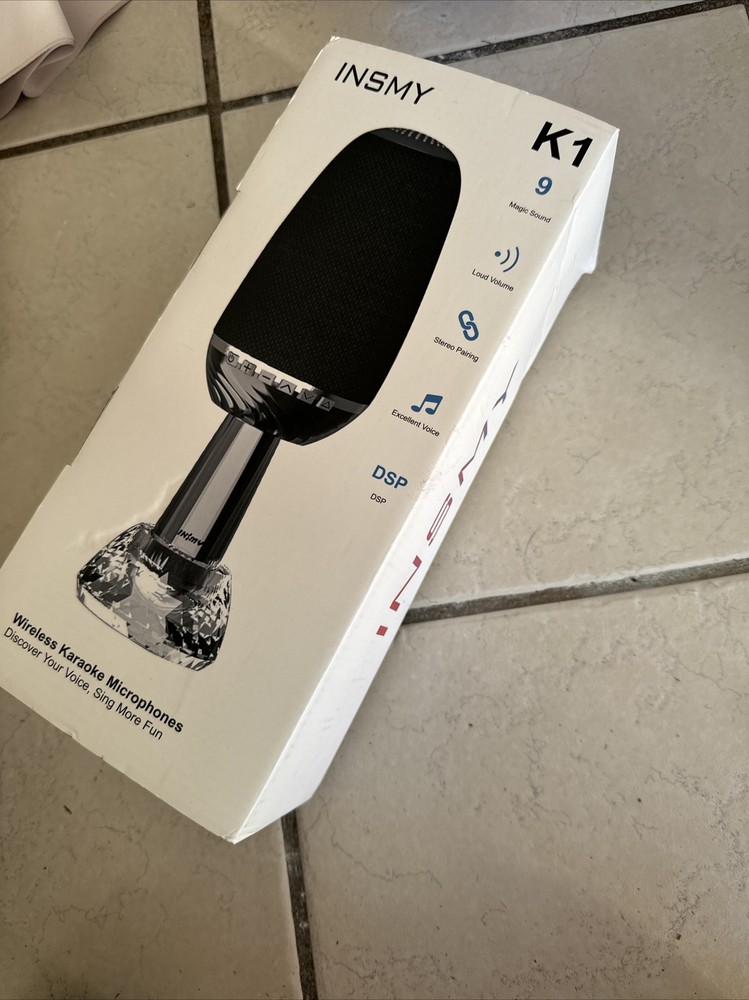 insmy wireless karaoke microphone