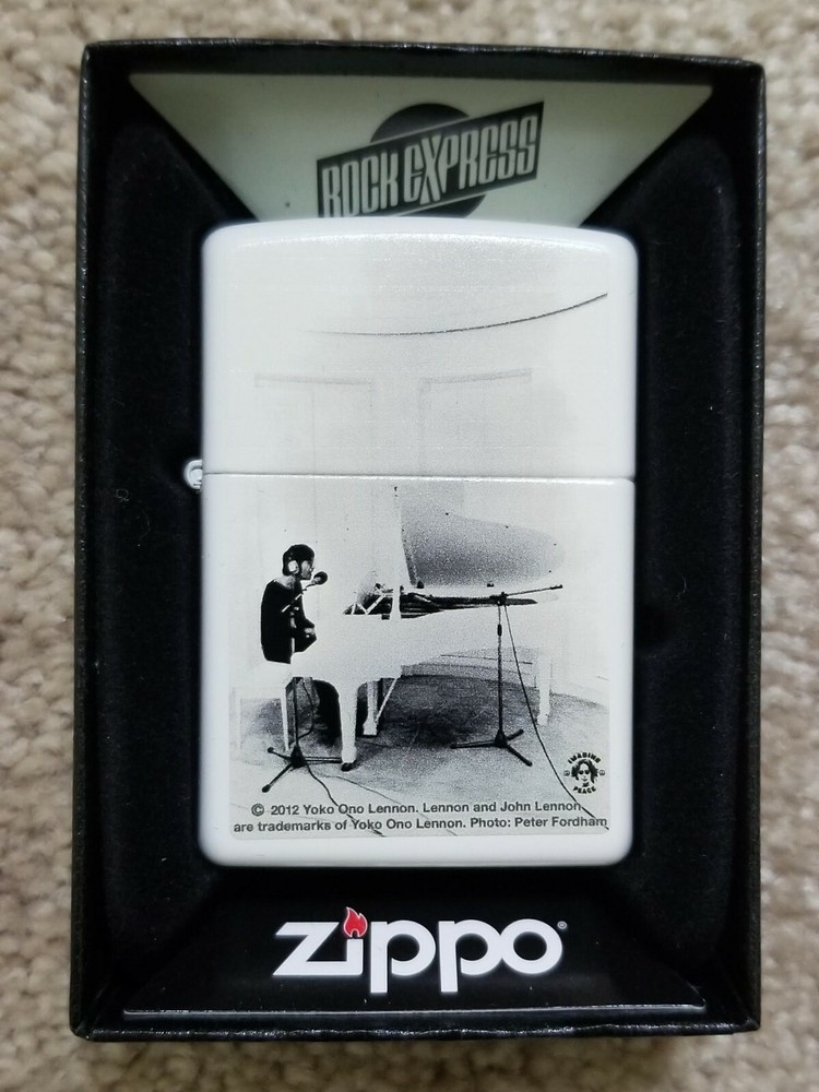 ZIPPO JOHN LENNON WHITE MATTE 2014 LIGHTER
