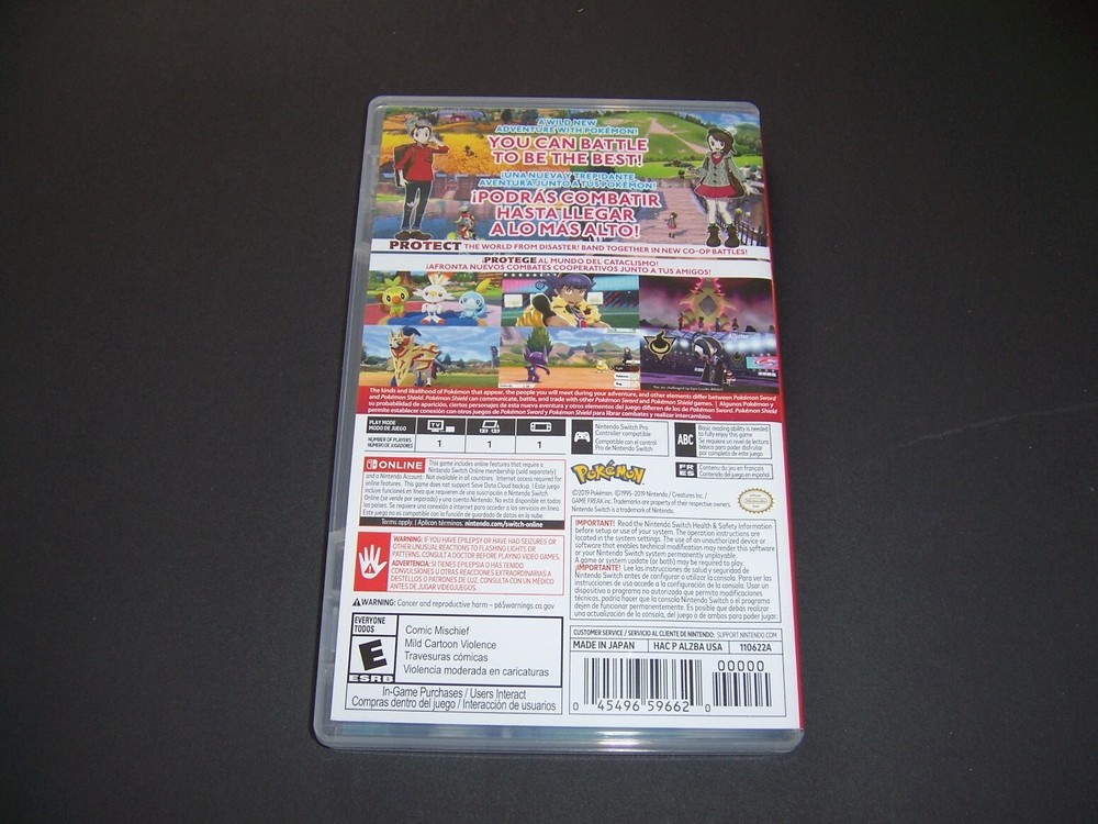 Authentic Replacement Box *Case Only* Nintendo Switch - Pokemon Shield