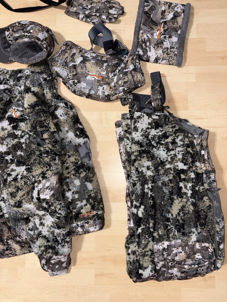 Sitka Sub Alpine/elevated XL Camo Loadout Gear Setup