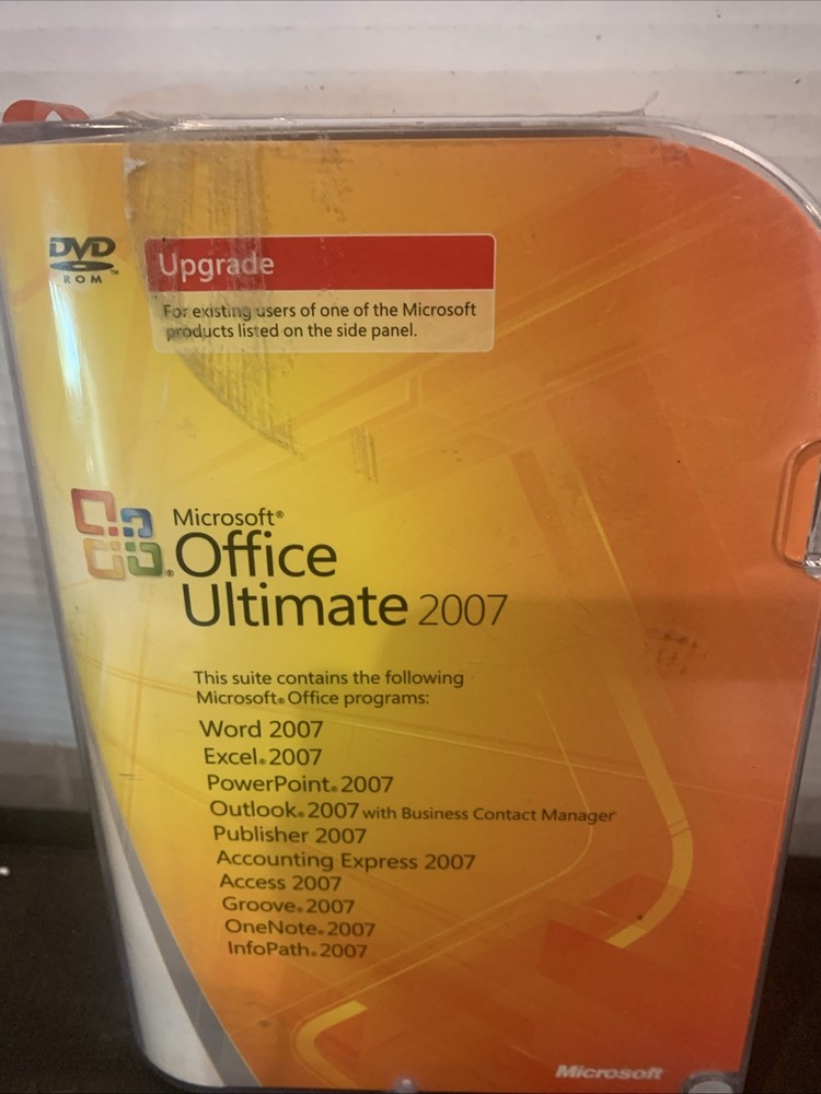 MS Office Basic 2003 + MS Office Ultimate 2007 UPGRADE Bundle