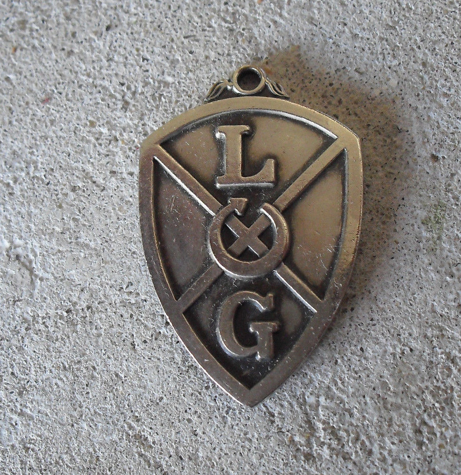 Unique Metal Logistic Support LOG Pendant