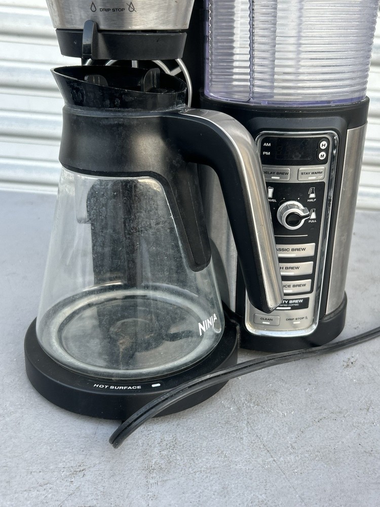 Ninja CF080-69 Coffee Maker Bar Brewer Automatic Programmable Tested Works