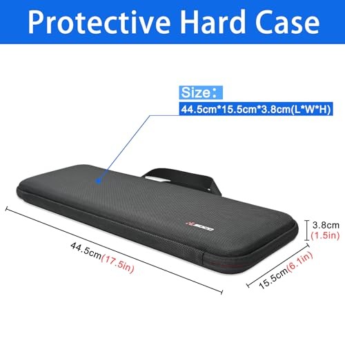 Hard Carrying Case for Apple Magic Keyboard with Numeric Keypad/Apple Black