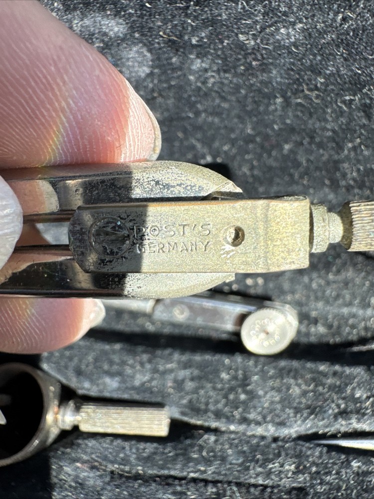 Vintage Set Of Soviet Drawing Instruments Drafting Tools