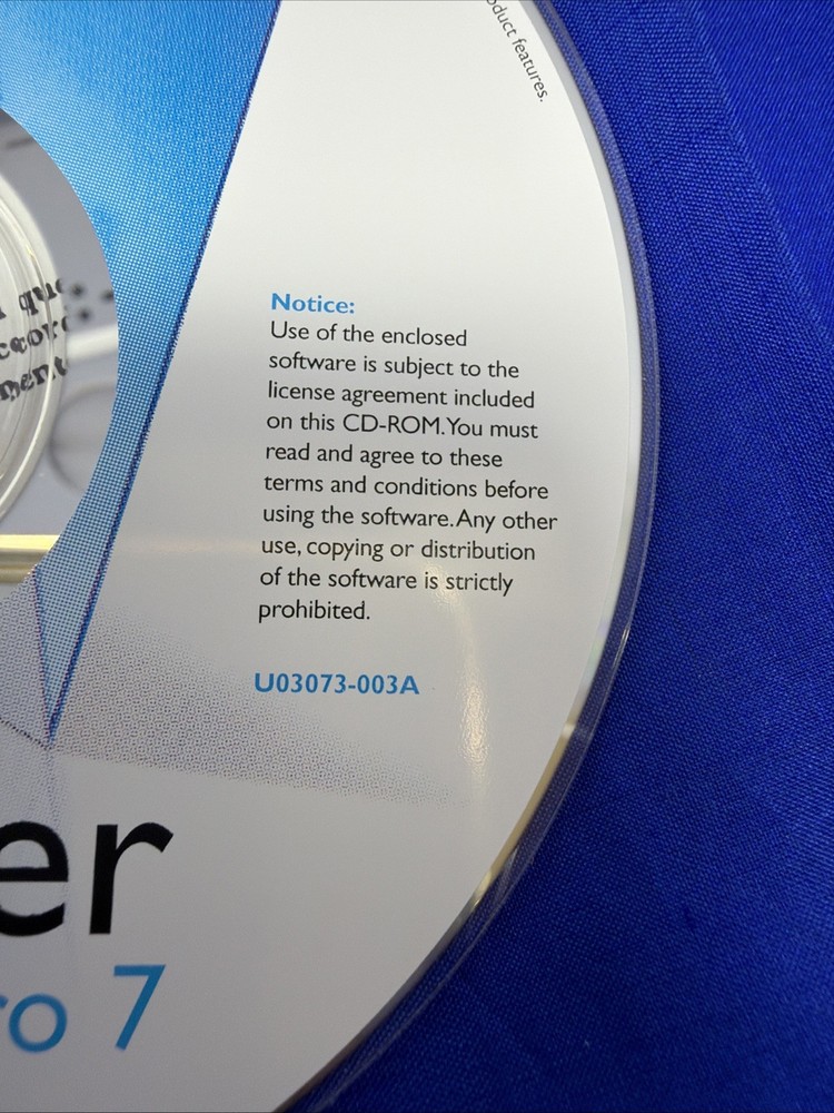 FileMaker Pro 7 Software for Mac CD-ROM Complete with Box & Manuals