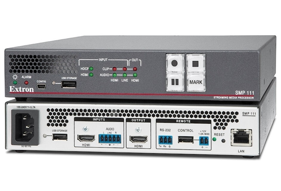 Extron SMP 111 High Performance Recording and Streaming Media Processor