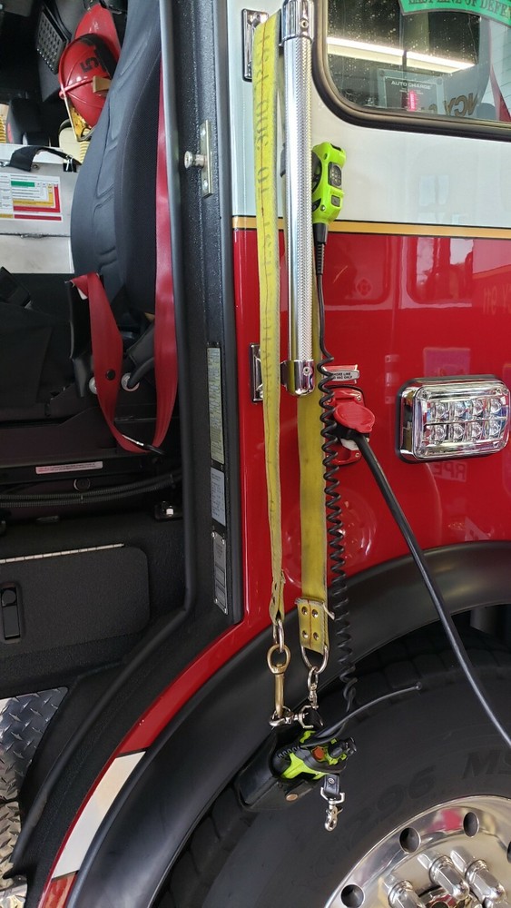 Fire Hose Firefighter Radio Strap 68"
