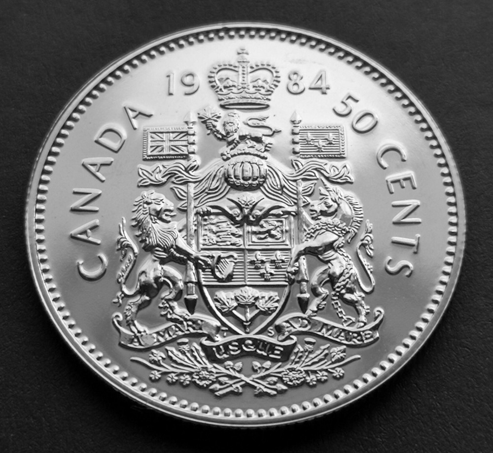 ***  CANADA  50  CENTS  1984  ***  SPECIMEN  ***