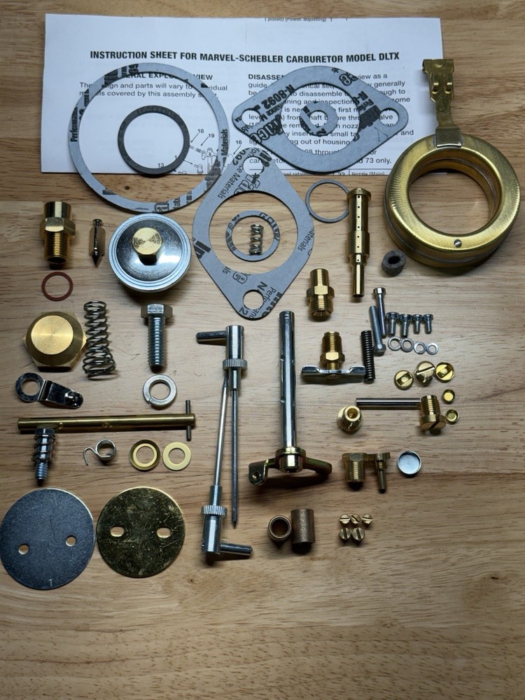 John Deere A AO AR Marvel Schebler DLTX 71 DLTX 72 Comprehensive Carb Kit Float
