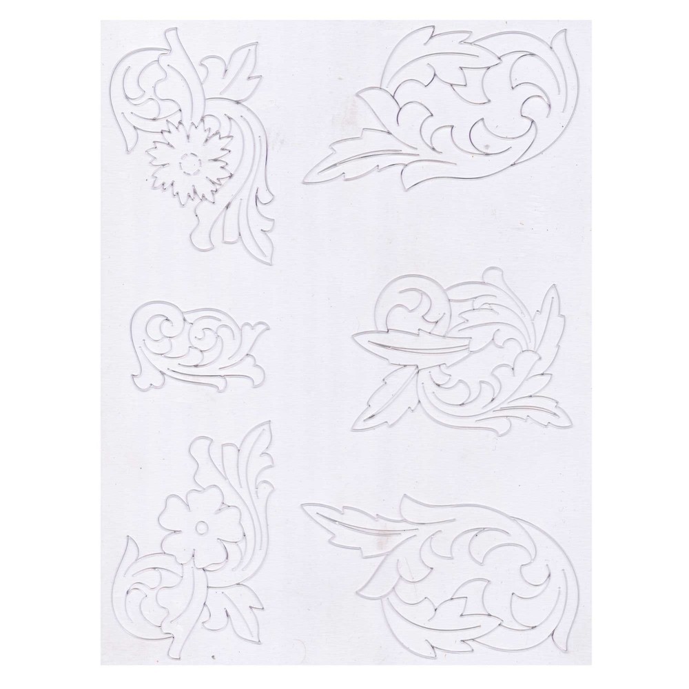 Corner Designs #1 Easy Trace Reusable Leather Tooling Pattern MakerAid® 78904-17