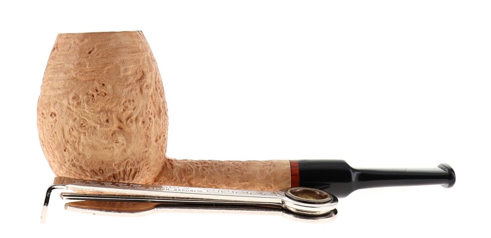 Pipe PROXIMA natural sandblasted shape straight egg