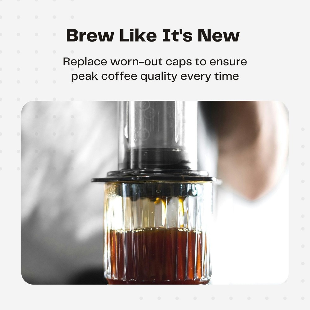 Coffee Maker Filter Cap – Compatible with Popular Compact Coffee Press Models,