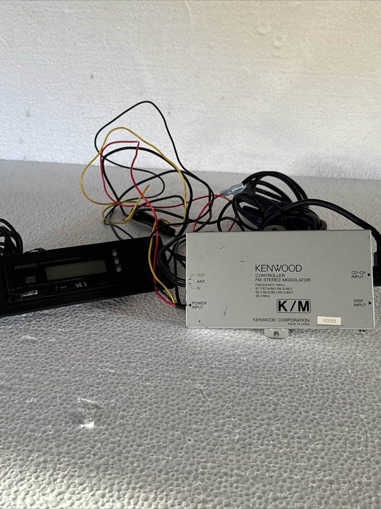 Kenwood Controller FM Stereo Modulator with Display And Cables