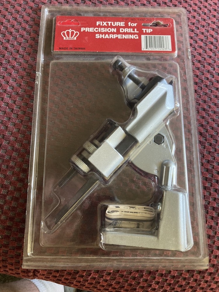 King 1492-313 Fixture For Precision Drill Tip Sharpening