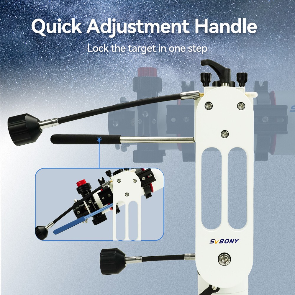 SVBONY SV225 Alt-Azimuth Mount Adjustable Angle Telescope Altazimuth Mount
