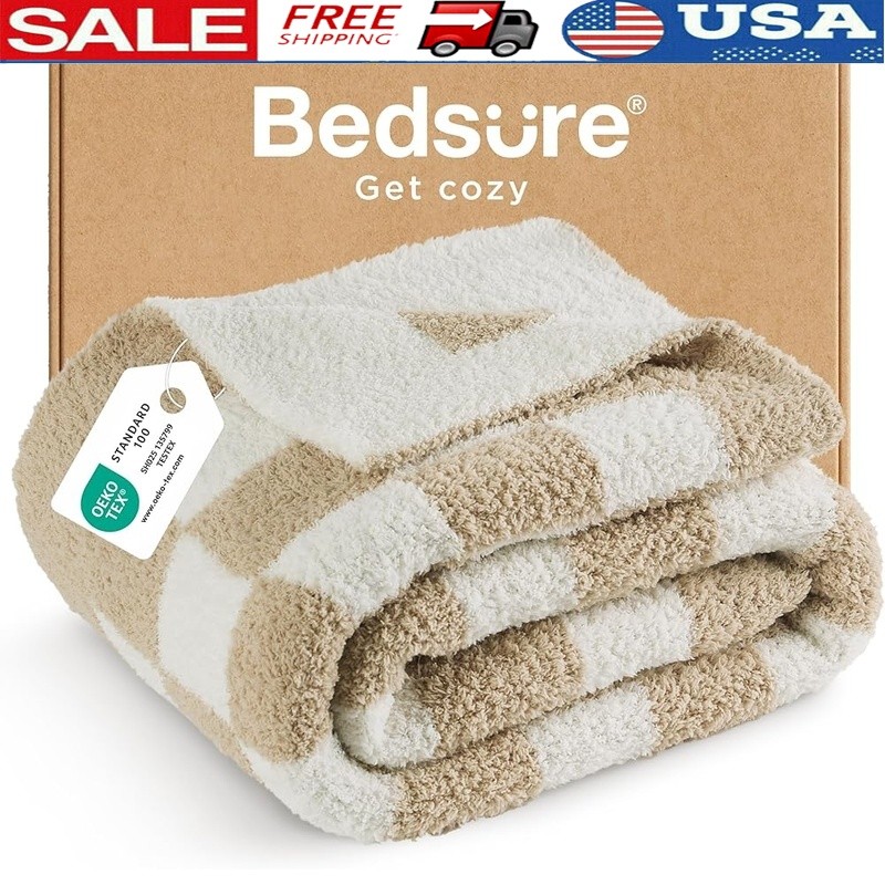 Ultra Soft Cozy Throw Blanket Warm Lightweight Microfiber Decorative Fall Gift