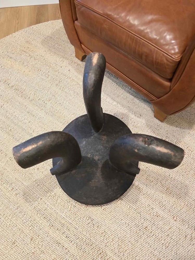 Antique Ethiopian Three-Legged Stool
