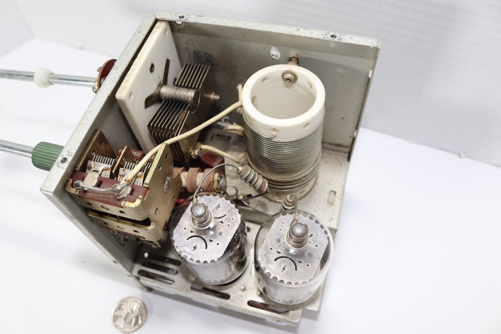 YAESU - FT‑DX100 Final Amplifier Assembly – Tubes, Ceramic Tank Coil, Knobs