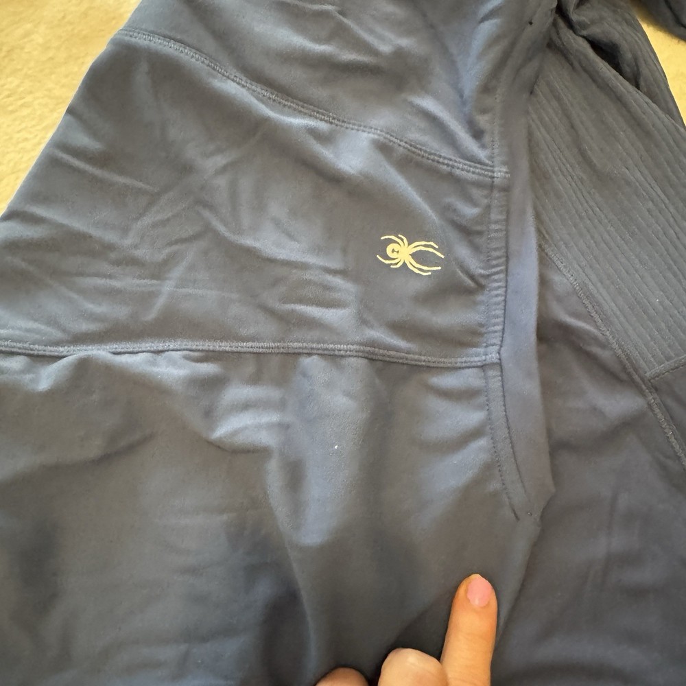 Spyder Active Blue Long Sleeve Athletic Fit Polyester Pullover Men's XXL