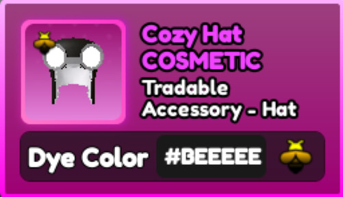 World Zero WZ - COSMETICS - #BEEEEE (BEE) - HAT