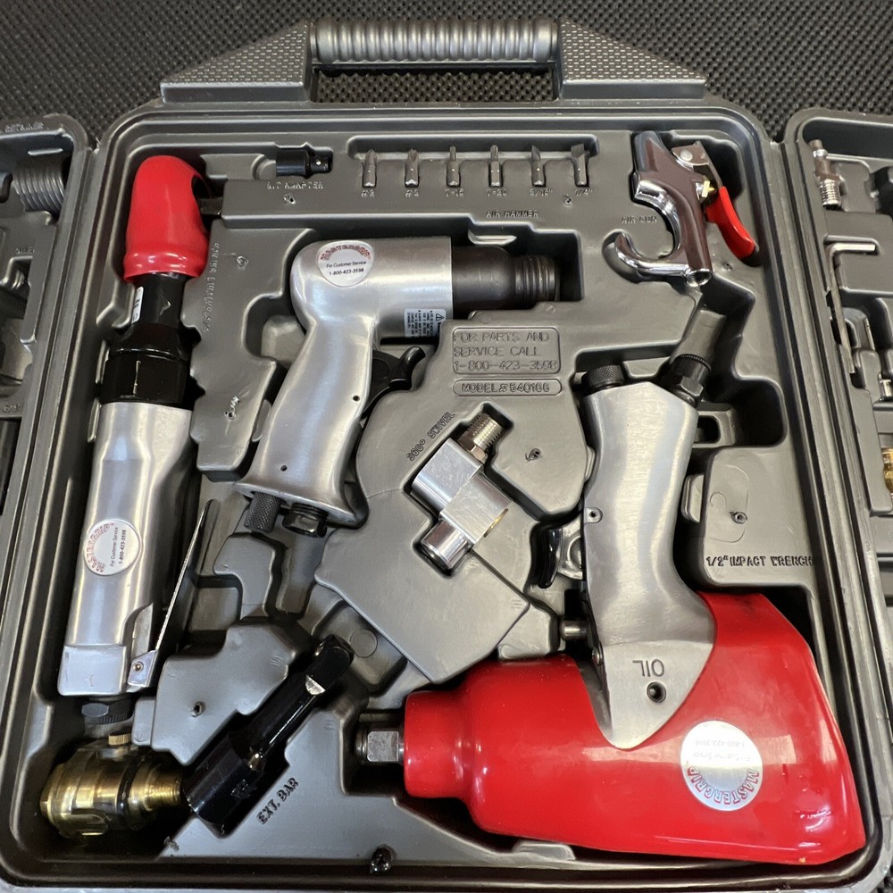 Mastergrip Professional Pneumatic Air Tool Kit With Case b-4
