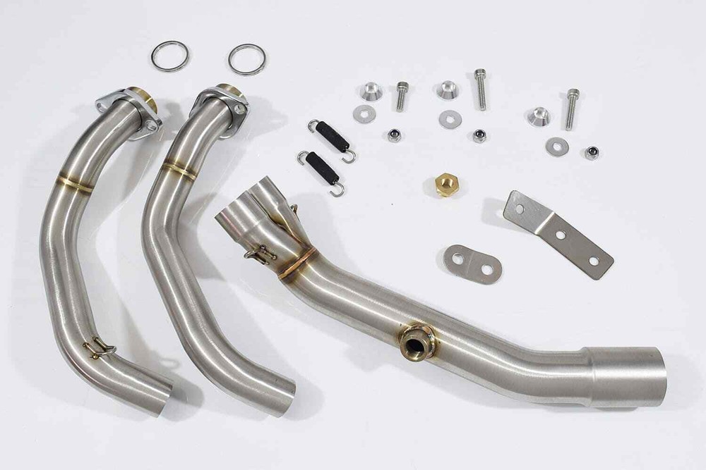 Z650 2017-2022 Exhaust System Downpipes Link Pipe No Silencer