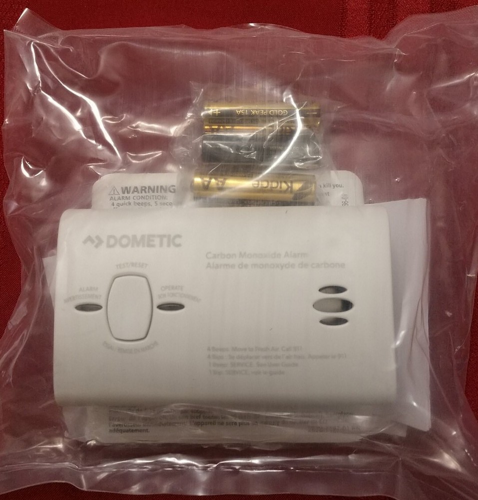 Dometic RV Carbon Monoxide Detector Non-Digital Alarm System 900-0143-LPM