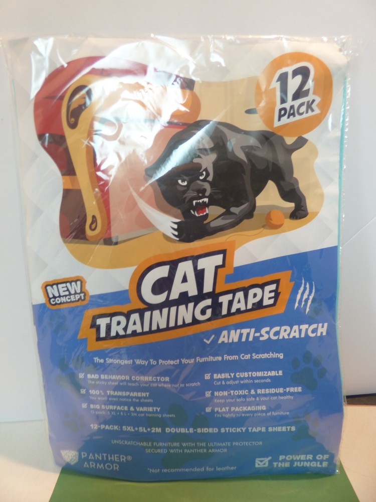 Cat Training Tape Anti-Scratch 12 Pack 5 XL + 5L + 2M