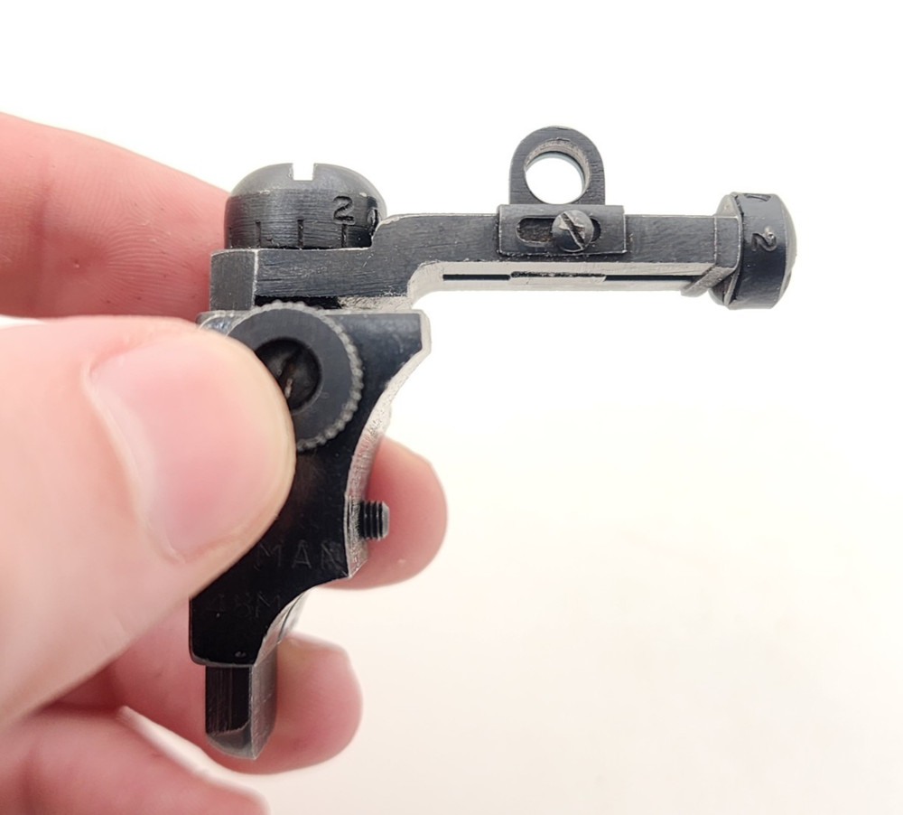 Vintage Lyman Model 48M Receiver Sight for Mausers StaySet Knobs