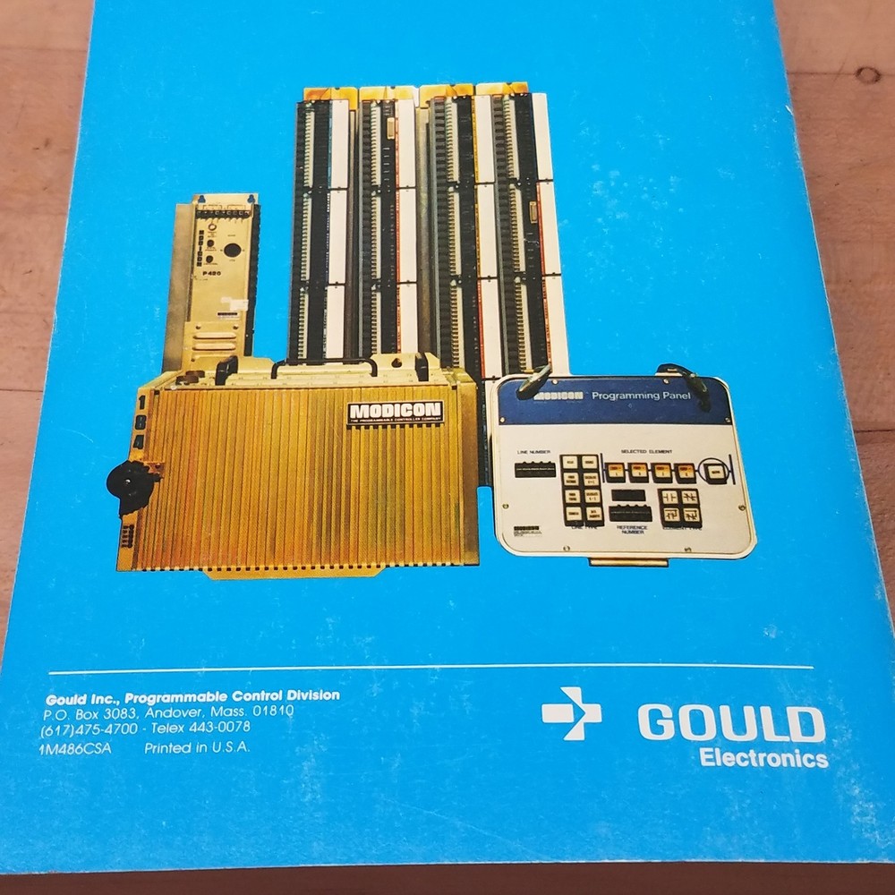 Gould ML-1384-000 Modicon 184/384 Programmable Controller User Manual, Rev C