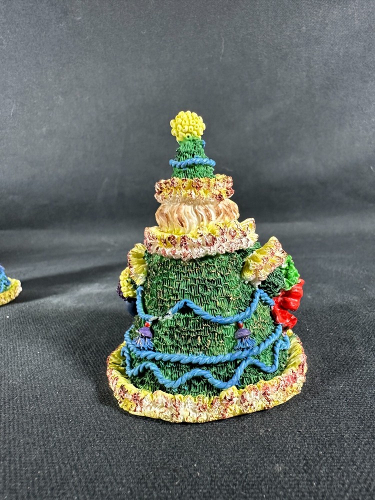 Pair of Santa Figurines